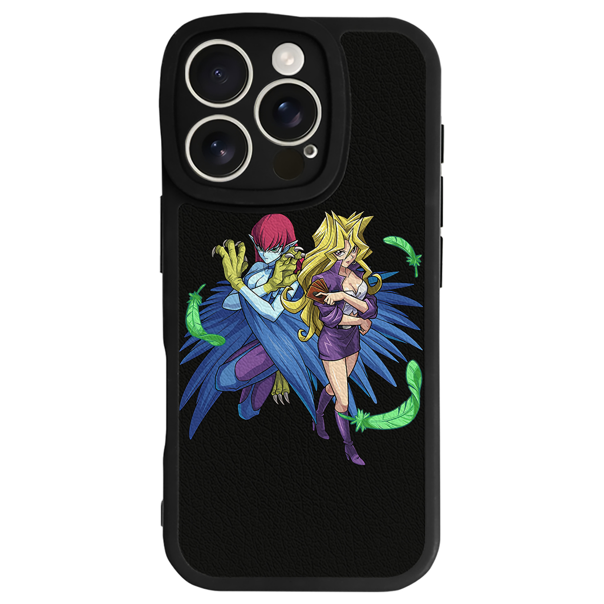 遊☆戯☆王 Yu-Gi-Oh! 【iPhone 16シリーズ対応】シリコンスマホケース（レザー調） 材質：シリコン